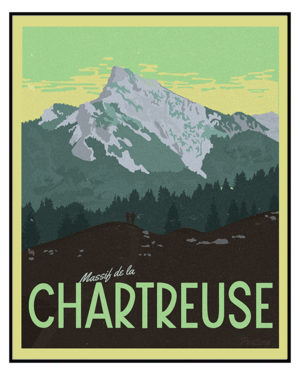 Tableau Poster de la Chartreuse