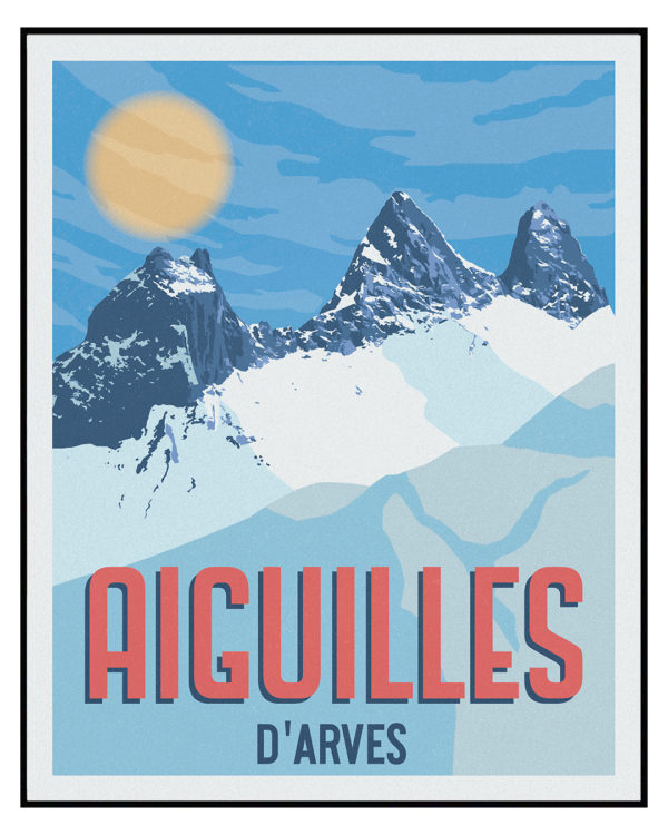 Affiche des Aiguilles d'Arves