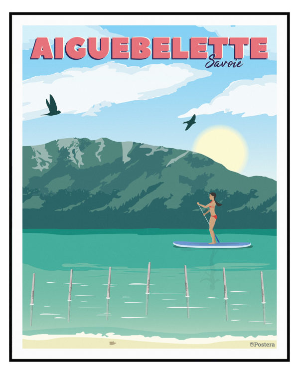 Affiche du Lac d'Aiguebelette