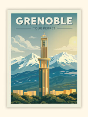Affiche de Grenoble - La Tour Perret