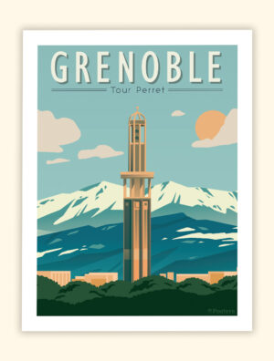 Affiche de Grenoble - La Tour Perret