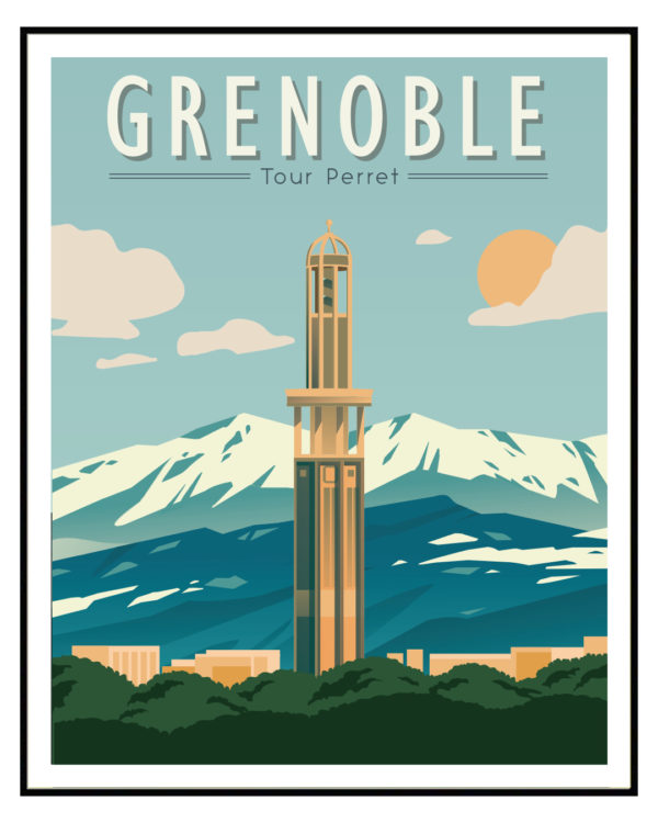 Affiche de Grenoble - La Tour Perret