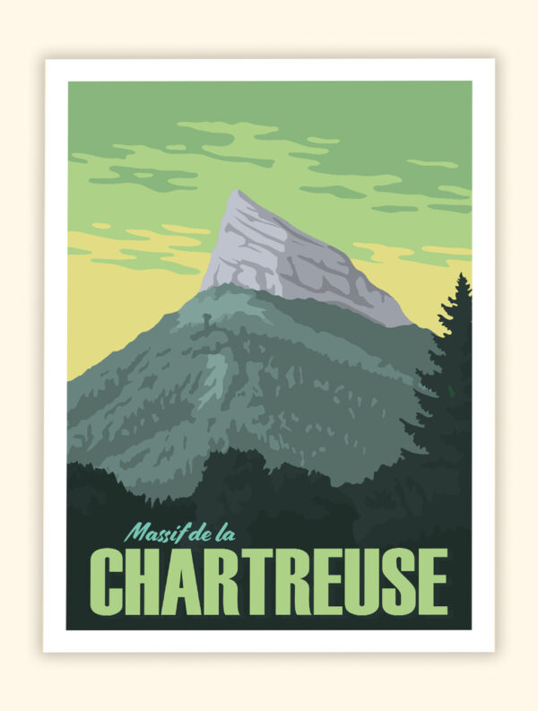Tableau Poster de la Chartreuse
