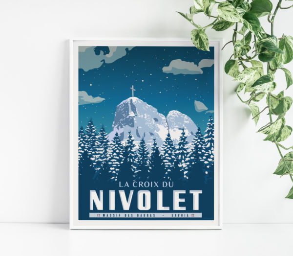 Affiche Poster de La Croix du Nivolet