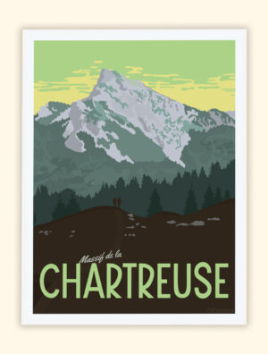 Tableau Poster de la Chartreuse