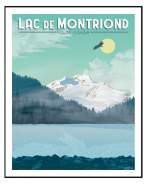 Affiche du Lac de Montriond - Le Chablais