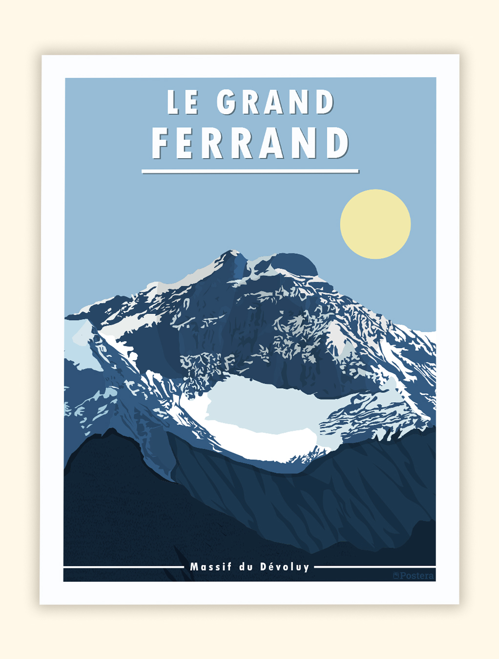 Affiche du Grand Ferrand - Dévoluy - Dauphiné