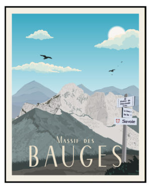 Affiche du Massif des Bauges