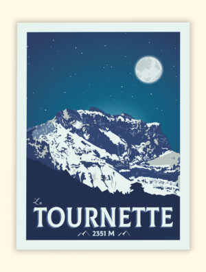 Affiche Poster de la Tournette - Haute Savoie