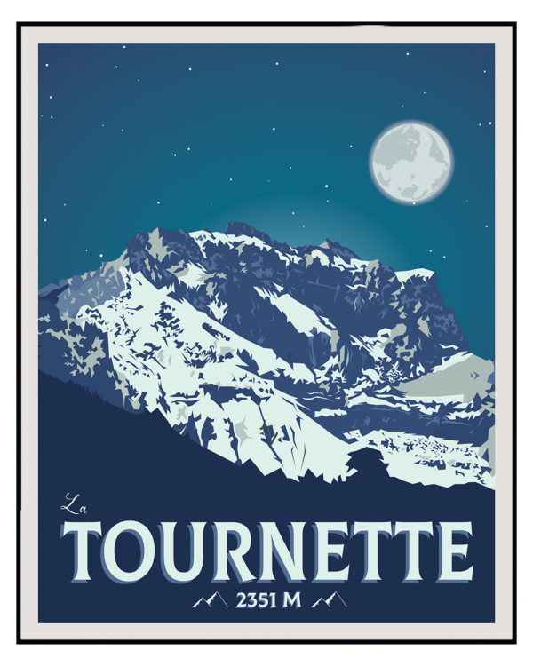 Affiche Poster de la Tournette - Haute Savoie