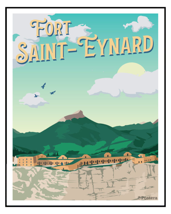 Affiche Poster du Fort Saint-Eynard