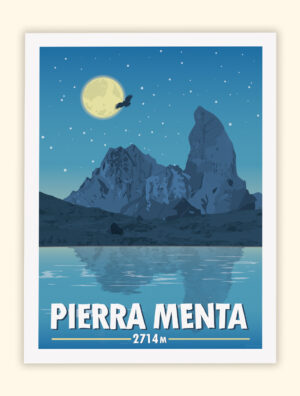 Affiche Poster de la Pierra Menta - Beaufortain - Savoie