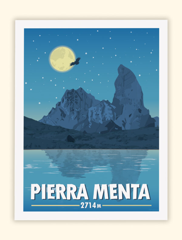 Affiche Poster de la Pierra Menta - Beaufortain - Savoie