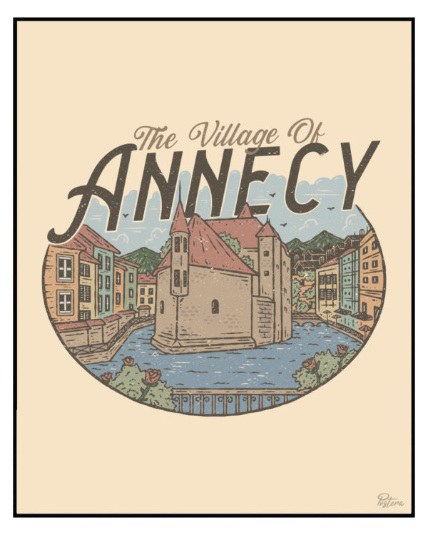 Poster Affiche Annecy