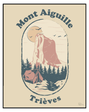 Affiche Poster Mont Aiguille