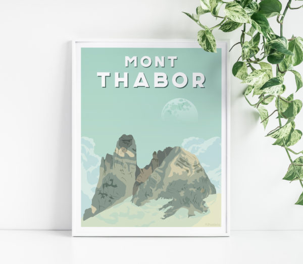 Affiche Poster du Mont Thabor