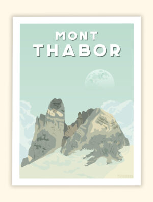 Affiche Poster du Mont Thabor - Massif des Cerces - Savoie