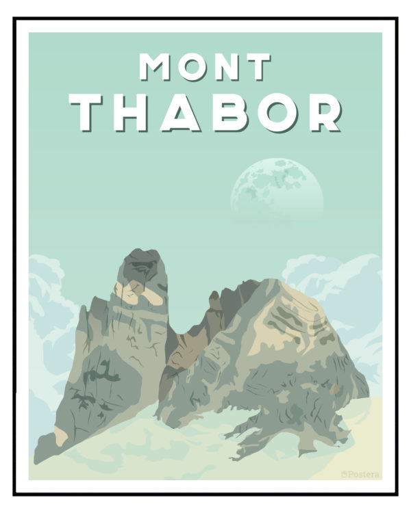 Affiche Poster du Mont Thabor