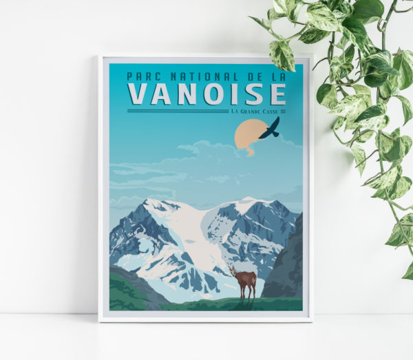 Affiche de la Vanoise et de la Grande Casse