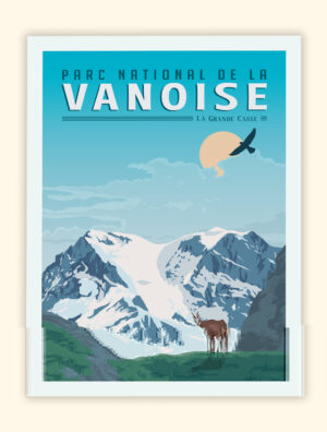 Affiche de la Vanoise et de la Grande Casse - Vanoise