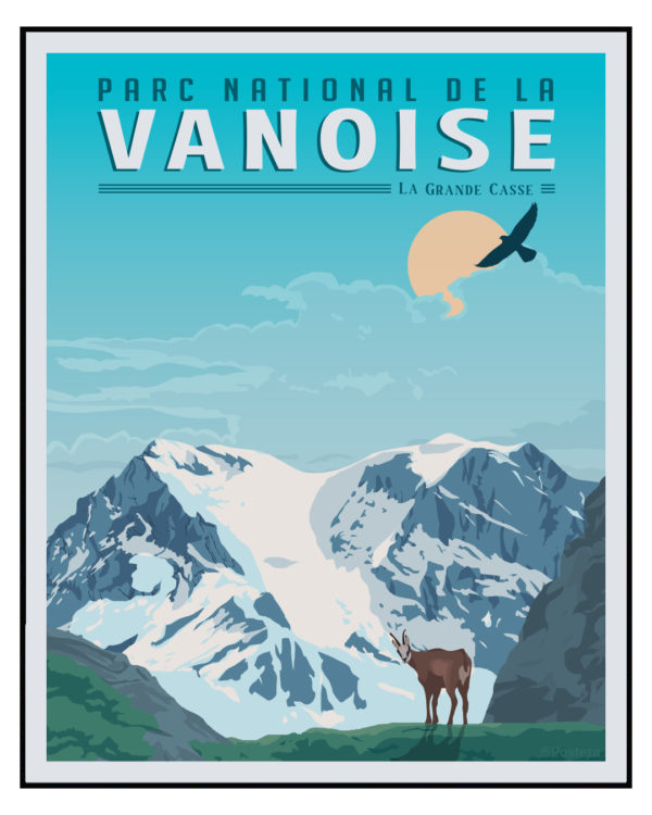 Affiche de la Vanoise et de la Grande Casse