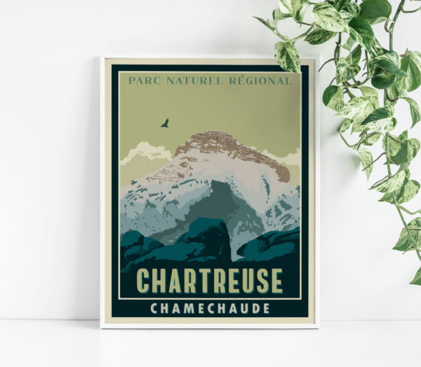 Affiche Poster de la Chartreuse Chamechaude