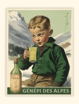 Affiche Poster du Génépi des Alpes