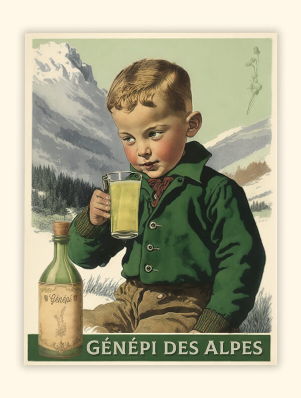 Affiche Poster du Génépi des Alpes