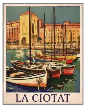 Affiche Vintage de la Ciotat