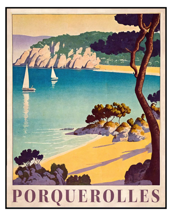 Affiche Poster de Porquerolles Hyères