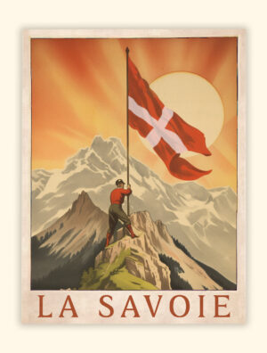 Affiche Poster Vintage de la Savoie