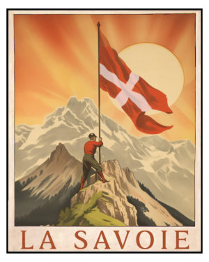 Affiche Poster Vintage de la Savoie
