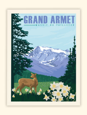 Affiche et Poster du Grand Armet - La Morte - Oisans - Taillefer