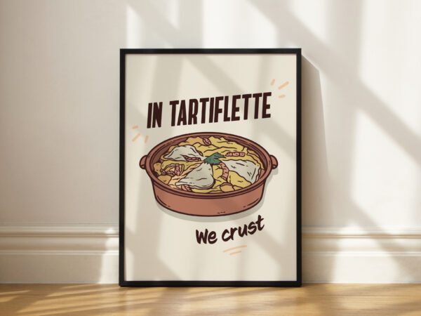 Affiche Poster Tartiflette