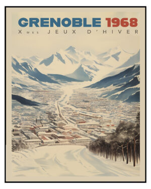 Affiche et Poster de Grenoble 1968 : Jeux Olympiques