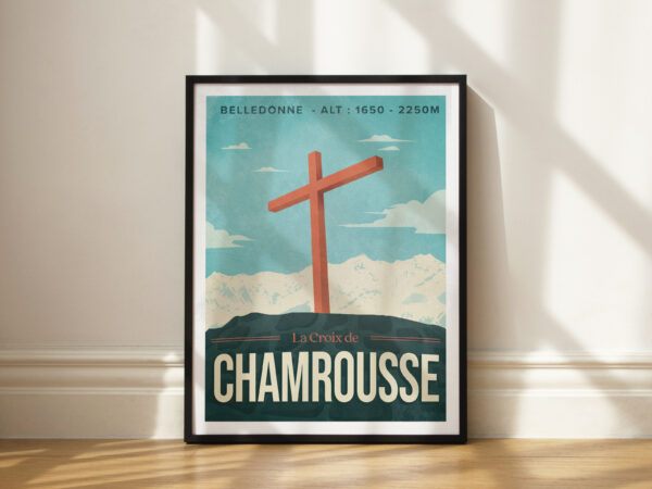 Affiche Poster de Chamrousse