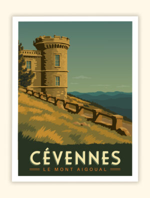 Affiche Poster des Cévennes - Le Mont Aigoual